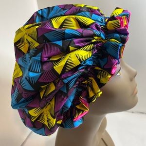Double sides extra large satin bonnets